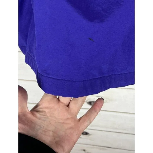 Vintage L.L.Bean Jacket Womens S Purple Hooded Mountain Parka Plaid Lined 90s - Picture 8 of 12